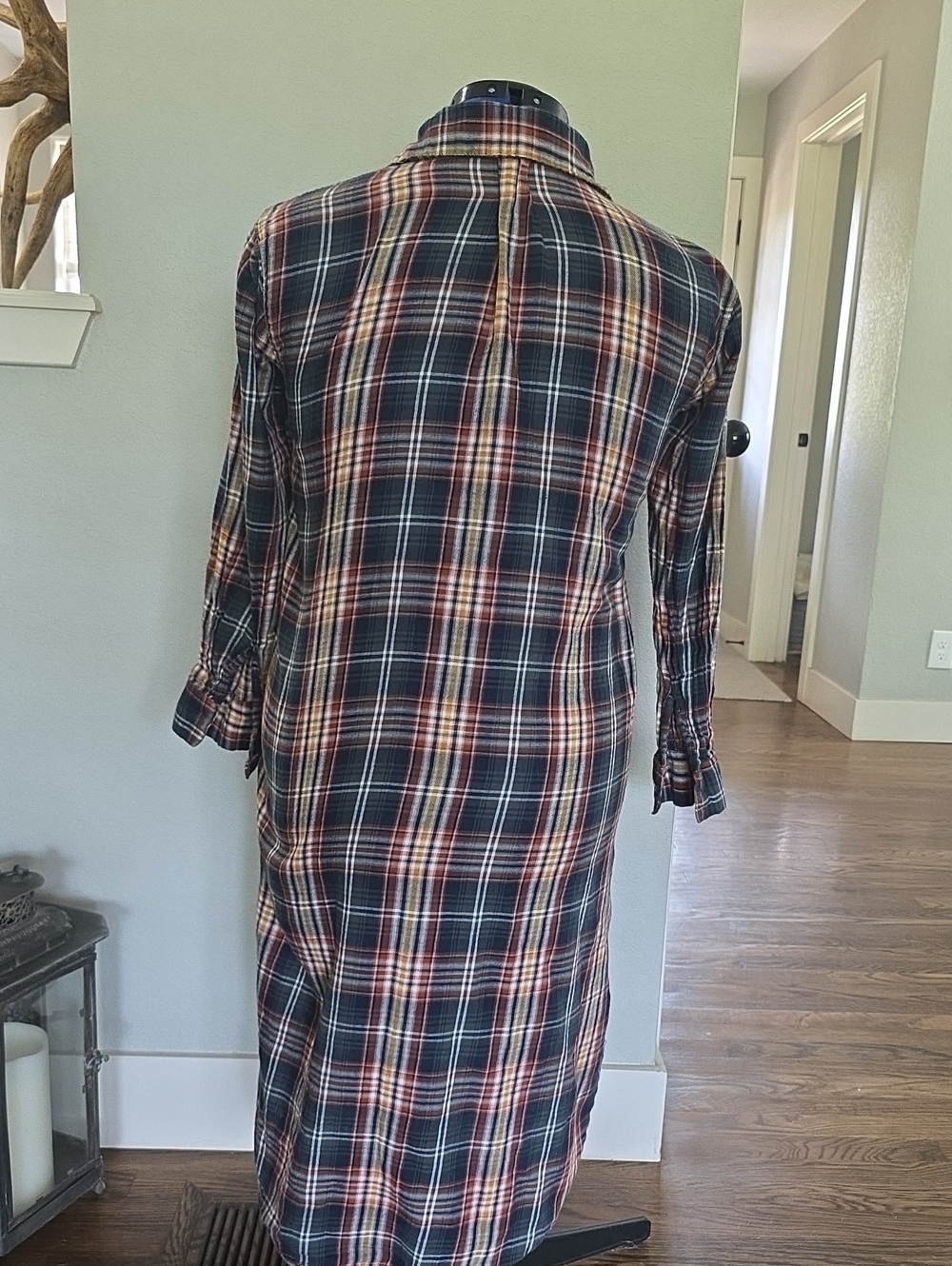 Natural Life Cooper Flannel Shirt Dress - Picture 6 of 10